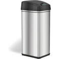 thumbnail image 4 of SensorCan 13 Gallon Kitchen Trash Can with Lid & Odor Filter – Motion Sensor Stainless Steel Garbage Bin for Home, Office, or Garage – Slim Oval Shape, Large Capacity Design-wpp, 4 of 10