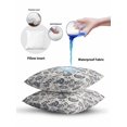thumbnail image 6 of Outdoor Throw Pillow Set of 2, Vintage Spring Floral Waterproof Pillow with Insert Included, Retro Farmhouse Summer Botanical Decorative Accent Cushion Lumbar Pillows for Patio Porch, 12 x 20 In, 6 of 8