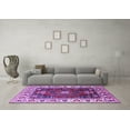 thumbnail image 3 of Ahgly Company Indoor Square Persian Purple Traditional Area Rugs, 8' Square, 3 of 4