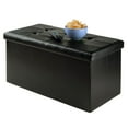 thumbnail image 3 of Winsome Ashford Faux Leather Ottoman with Storage, 3 of 5