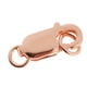 thumbnail image 5 of Conectores de cierre de langosta con gatillo de plata de ley 925 para la fabricación de joyas artesanales (4) Oro rosa, 5 of 8