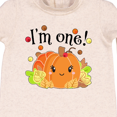 thumbnail image 3 of Inktastic I'm One Pumpkin Birthday Autumn Baby Fleece Romper, 3 of 4
