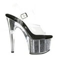 thumbnail image 3 of Women's Pleaser Adore 708CG Ankle Strap Sandal, 3 of 5
