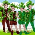 thumbnail image 4 of Disfraz de Halloween para niños con diseño de árboles verdes, plantas, cosplay, árbol de Navidad, ropa de fiesta, 4 of 5