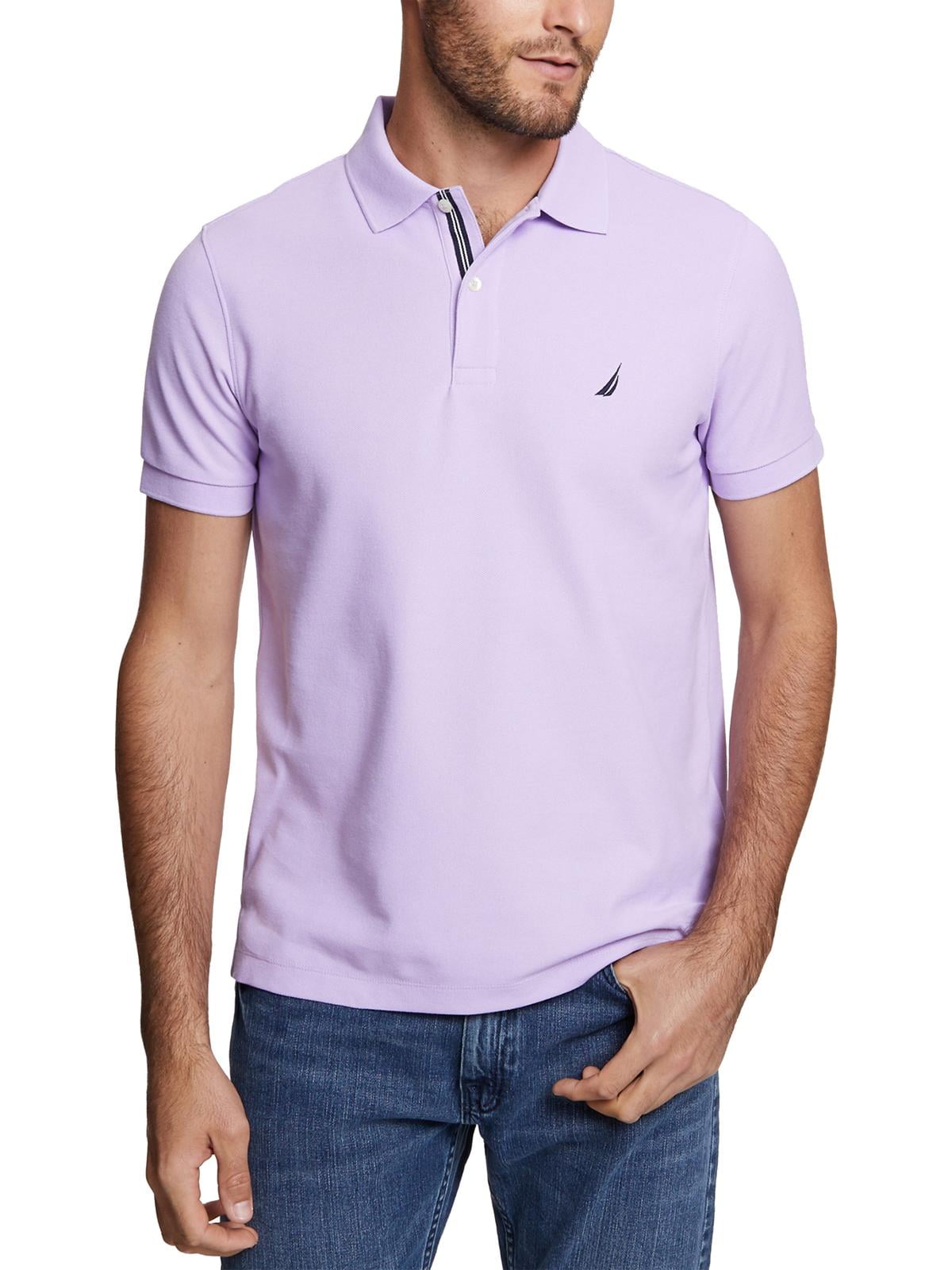 Nautica Mens Big \u0026 Tall Woven Logo Polo 