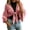Red, variant on Cmfcve Women's Tie Front Crop Cardigans Long Bell Sleeve Cotton Linen Shrugs Casual Summer Beach Cover Ups
