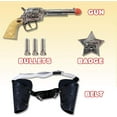 thumbnail image 5 of ArtCreativity Western Cowboy Toy Gun and Holster Set for Kids, Sheriff Badge and Belt Party Favors, Ages 3+, 5 of 7