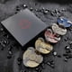 thumbnail image 4 of 7-in-1 Metal Fingertip Gyro, Spinner Metal Dice, Dragon Compass 360 Spinning, 4 of 5