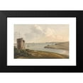 thumbnail image 2 of John Warwick Smith 14x11 Black Modern Framed Museum Art Print Titled - View from the Vidette Near Hakin on Signal Hill, Looking Beyond Nangle Point and Thorn Island, Pembrokeshire (1764-1831, 2 of 5