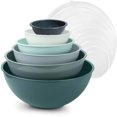 thumbnail image 1 of ZMLEVE Bols à Mélanger Emboîtables en Plastique Cook with Color avec Couvercles (12 Pcs), 1 of 6