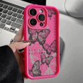 thumbnail image 1 of INS Retro Butterfly Silicone Phone Case For iPhone 11 12 13 14 15 Pro Max Plus XS X XR SE2020 Shockproof Bumper Back Cases Cover RJ, 1 of 6
