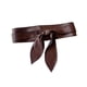thumbnail image 4 of Cinturón ancho de piel sintética para mujer, ideal como regalo, decoración de ropa, faja ajustable. Marrón, 4 of 9