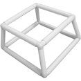 thumbnail image 3 of HUGFEGWE Double Layer Embroidery Frame Lap Stand Holder Set Easy to Use for Home Embroidery Sewing Hoop for Cross Stitch Enthusiasts (White) CJB91-50524, 3 of 8