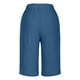 thumbnail image 4 of WILLBEST Pantalones Casuales para Mujer, Pantalones Cortos de Verano Cómodos, Uso Diario Versátil, Diseño de Color Sólido, Ajuste Relajado para Darle Estilo. Chica, 4 of 6