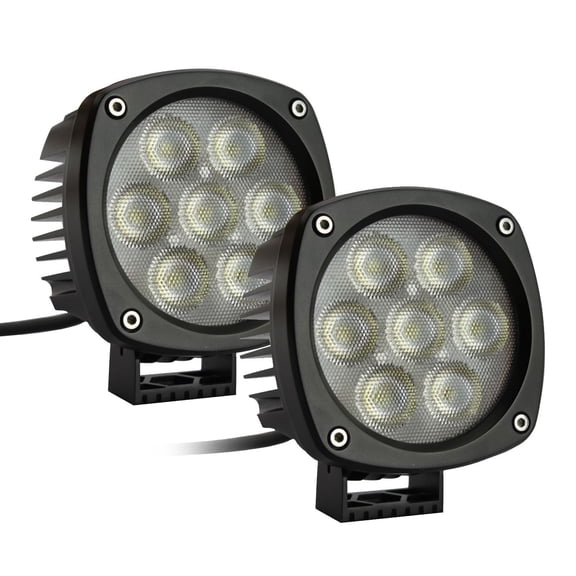 Pair of LED Spot Light 4.3in Round Professional Grade HD Series Cree