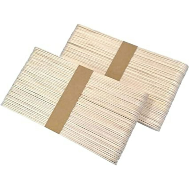 300 Pack Small Wooden Popsicle Sticks For Crafts, Bulk Small Wood Sticks  For DIY Art Projects (2.5 X 0.4 In)