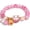 Pink, variant on Lucky Cat Bracelet Feng Shui Good Luck Jewelry for Women, Wealth & Fortune Protection - Natural Green Gemstone Crystal Bracelets