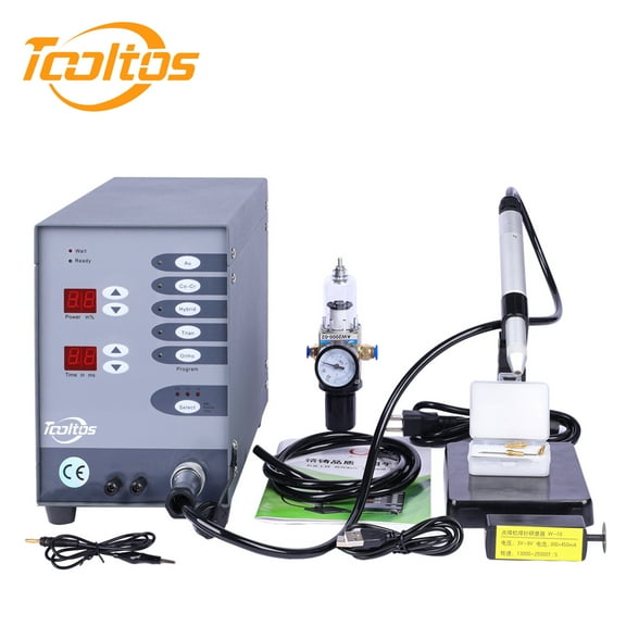 Tooltos Automatic CNC Pulse Argon Arc Tig Jewelry Spot Welding Machine