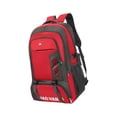 thumbnail image 2 of Mochila para hombre de gran capacidad con correas ajustables, informal. Rojo, 2 of 9