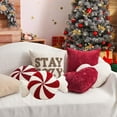 thumbnail image 2 of Christmas Candy Pillows,Candy Cane Pillow,Peppermint Pillow,Winter Thick Plush Sofa Cushion,Christmas Bedroom Decor,Christmas Lollipop Pattern Throw Pillow for Cushion Sofa, 2 of 6