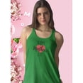 thumbnail image 2 of Mothers Day Big Opaque Heart Racerback Tank Women -Image by Shutterstock, Female Medium, 2 of 4