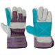 thumbnail image 1 of Guantes de trabajo/conductor de cuero para hombre/mujer con palma reforzada y muñeca elástica, 1 of 5