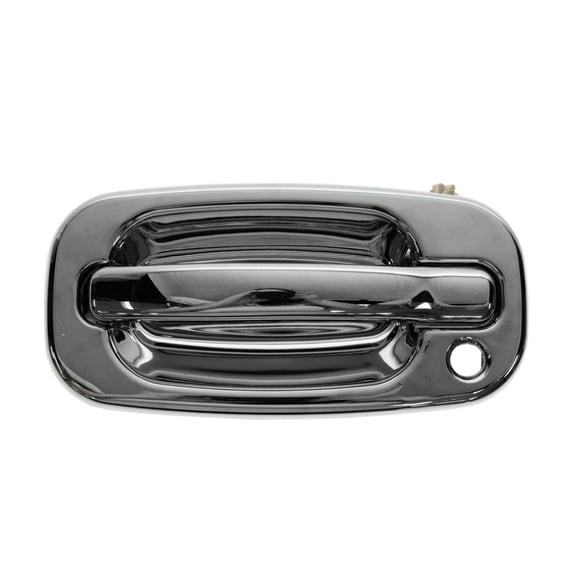 TRQ Chrome Exterior Door Handle Front LH Driver for 99-07 Silverado Tahoe Yukon DHA48856 Fits select: 1999-2007 CHEVROLET SILVERADO, 2000-2006 CHEVROLET TAHOE