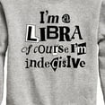 thumbnail image 3 of Instant Message - Libra Indecisive - Toddler & Youth Crewneck Fleece Sweatshirt, 3 of 6