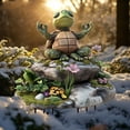 thumbnail image 2 of asddcavvf 2D Acrylic Outdoor Stake Modern Design Versatile Display Easy Installation Garden Turtle Theme, 2 of 3