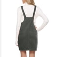 thumbnail image 4 of CHUOU Women's Corduroy A Line Mini Dress Adjustable Button Down Strap Dress Autumn Winter Bib Dress With Pockets Elegant Plain Cord Dress Teenager Girls Winter Dresses Loose Casual Dress, 4 of 5