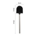 thumbnail image 2 of Toilet Bowl Brush Set, Removable Brush Head For Easy Cleaning, Stainless Steel Handle For Comfortable Grip, Soft Bristles For Scratch-Free Efficient Cleaning, Durable Construction, 2 of 5