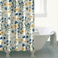 thumbnail image 5 of Autumn Rose and Wildflower Shower Curtain 72x84, Vintage Botanical Nature Pattern, Quick-Dry Polyester, 5 of 5