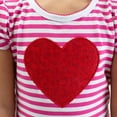thumbnail image 3 of Bonnie Jean Valentine's Day Heart Tunic, Shirt & Leggings Set (Girl's), 2-Piece Set, Size 0-3 M, 3 of 3