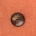 thumbnail image 6 of Jordan Manufacturing 13" x 20" Zayne Vaper Orange Crosshatch Rectangular Outdoor Lumbar Throw Pillow with 3 Coconut Buttons (2 Pack), 6 of 10