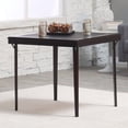thumbnail image 2 of Cosco 32" Square Wood Folding Table with Vinyl Inset, 2 of 8