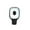 Black, variant on Portwest HV12 USB Rechargeable Light Clip Black