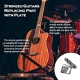 thumbnail image 4 of Eigraketly Puente de guitarra eléctrica 3 engranajes Puentes de reemplazo de instrumentos musicales ajustables para rendimiento profesional Accesorios para instrumentos musicales Eigraketly OD025993-00, 4 of 6