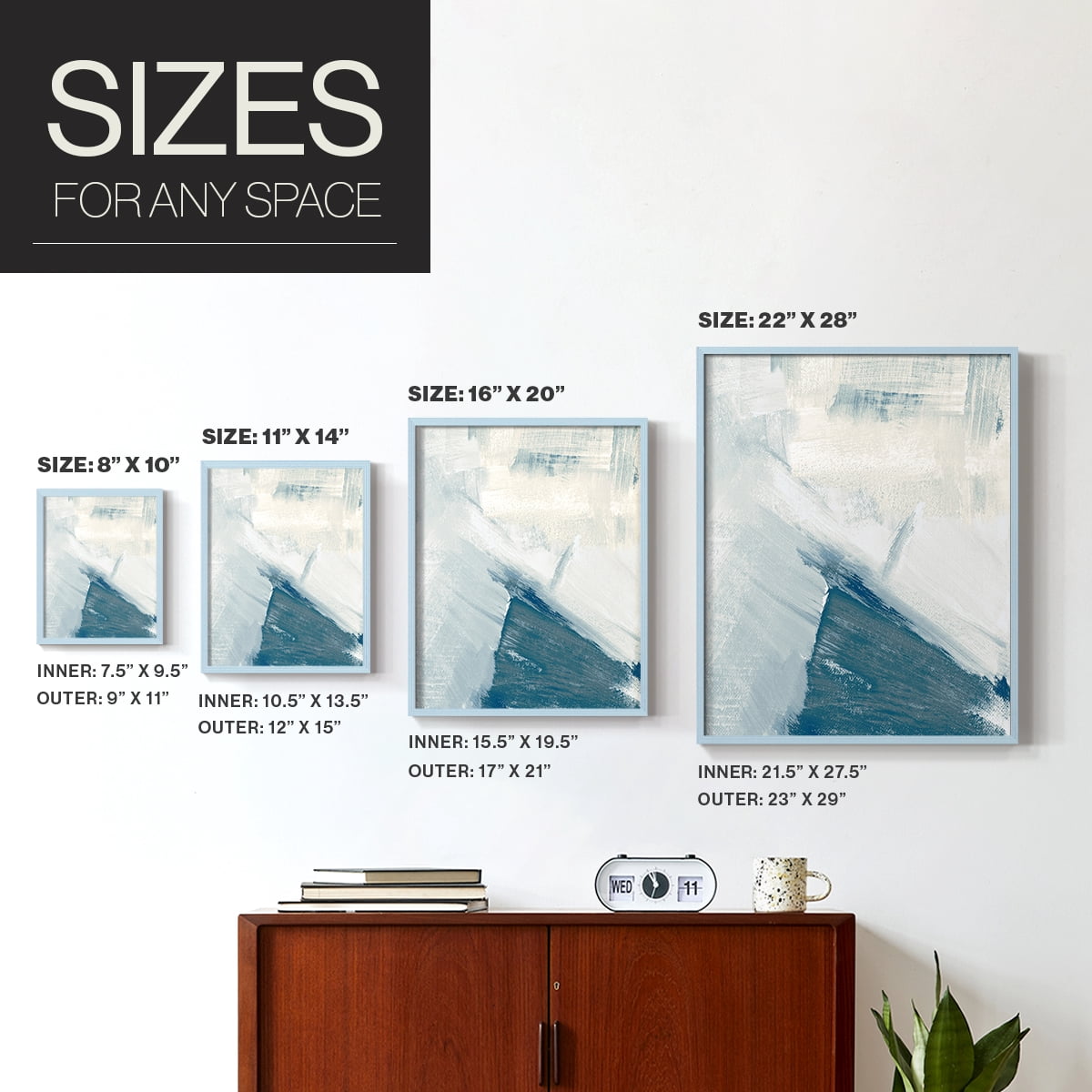 Wind Blown I Framed Print - Solid Wood in Single Picture Frame Solid Wood 2 Framed Print