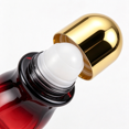 thumbnail image 6 of ACDANC 2Pcs Glass Roller Bottles 50 Ml Gradient Red Roll on Bottle with Plastic Roller Ball and Opener Empty Roller Ball Deodorant Container for Essential Oils,Perfume (Gold Lid), 6 of 7