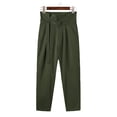 thumbnail image 3 of INCERUN Men's Casual High Waits Solid Color Long Pants Trousers Japanese Style, 3 of 6