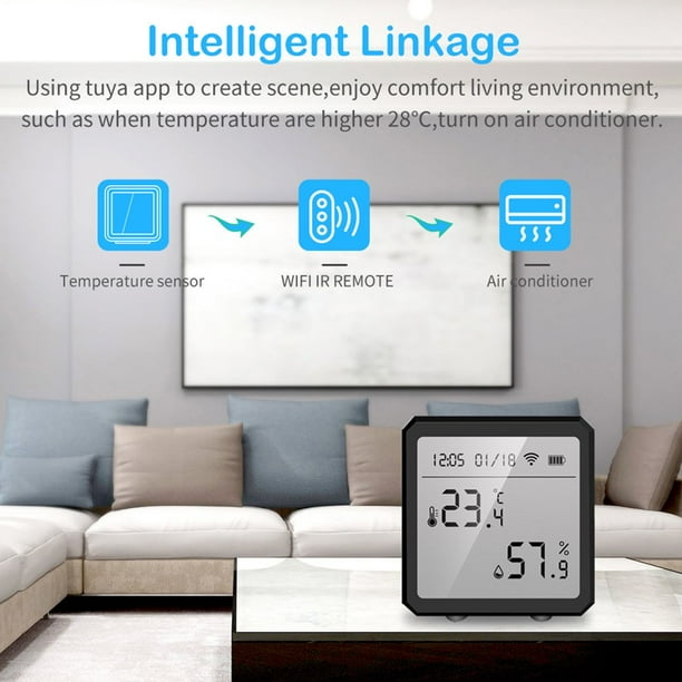 Hygromètre WiFi Connecté - Surveillance Température/humidité Avec App