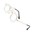 thumbnail image 1 of Gafas de sol redondas Minnieouse Moda Steampunk Lentes oro transparente, 1 of 6