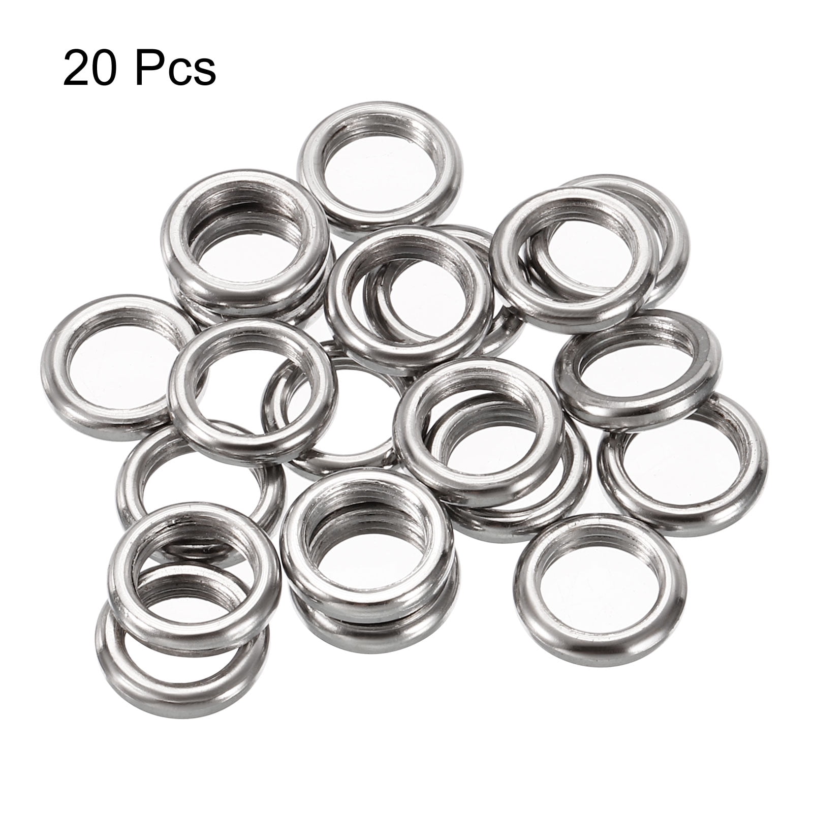 <JAM > Uxcell Jam Nut Lock Fasteners Metal Ring for Lamp Threaded