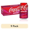 (9 pack) Coca-Cola Spiced Soda Pop Fridge Pack Cans, 12 fl oz, 12 Pack