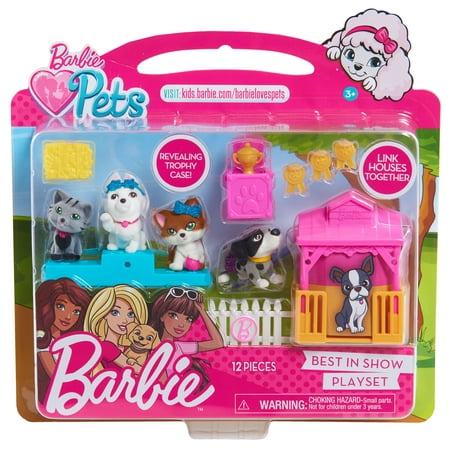 Barbie Pets 12-Piece Connectible Play Set - Best in