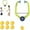Set A, variant on Door Plunking Game, Adjustable Hanging Table Tennis Trainer Portable Set with Racket & Balls, Doorway Ping Pong Enhanced Coordination Daily for Exercise,Set A