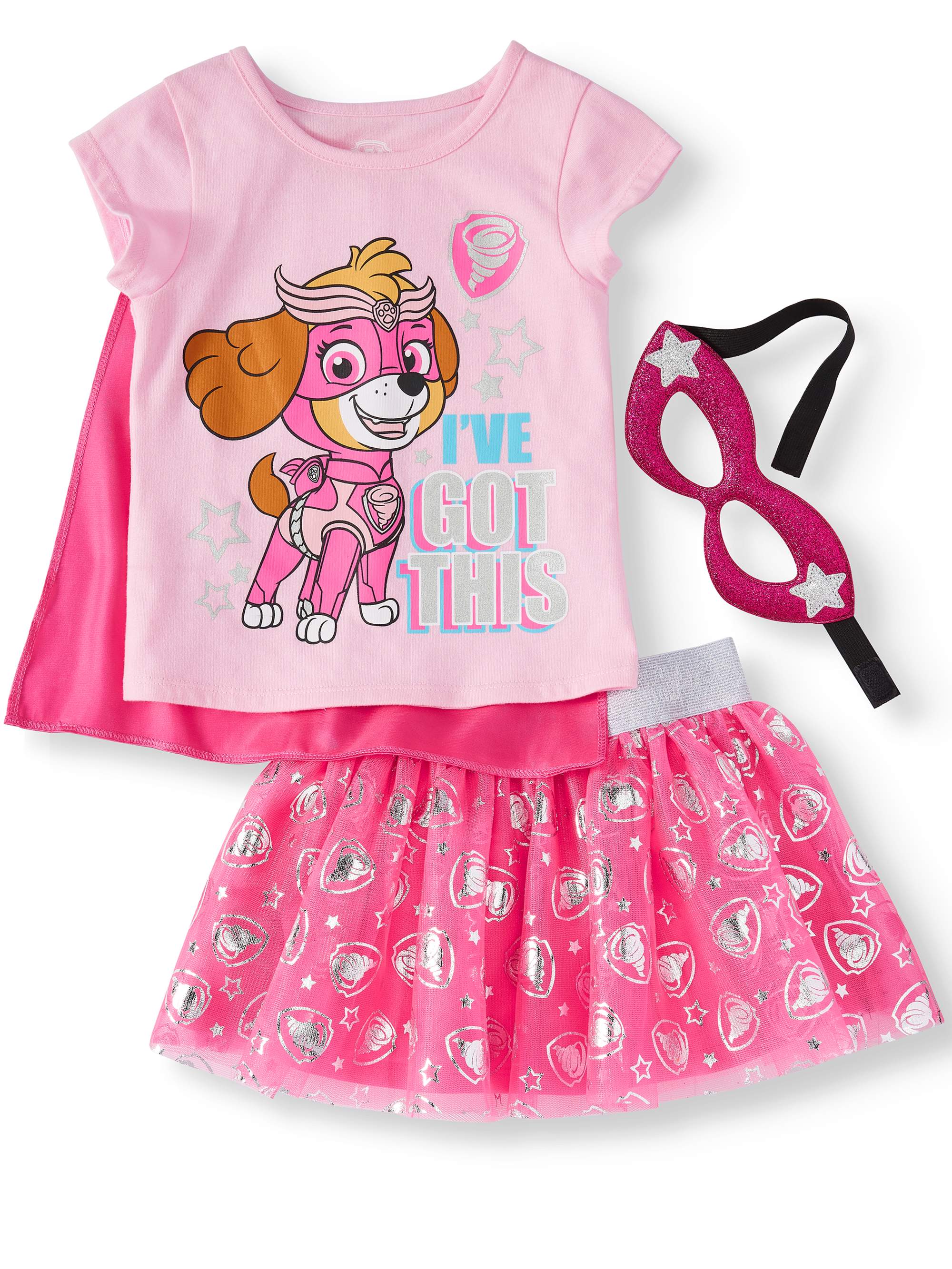 3rd Third 3 birthday Paw Patrol Shirt  Personalized  2 Pc Tutu outfit PINK Fast shipping NAME Skye Dress