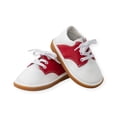 thumbnail image 5 of Wee Squeak Rory Red Saddle Oxford Shoe Size: 3, Color: Red/White, 5 of 8