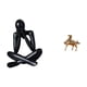 thumbnail image 1 of Figura decorativa moderna de caballo abstracto, ideal para decorar estanterías, escritorios, oficinas, dormitorios o como regalo., 1 of 8