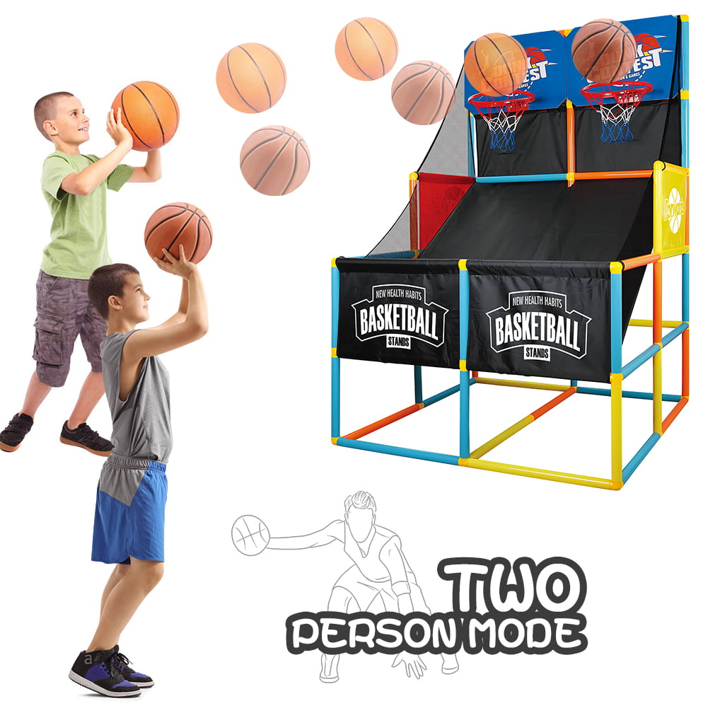Kids Mini Basketball Set Indoor Net Hoop Ball Pump Sport Game Toy Outdoor Indoor 